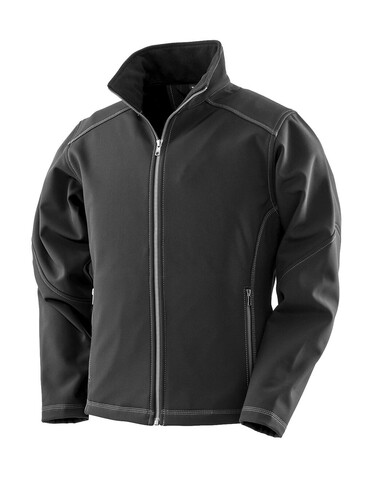 Result Women`s Treble Stitch Softshell, Black, S bedrucken, Art.-Nr. 099331013