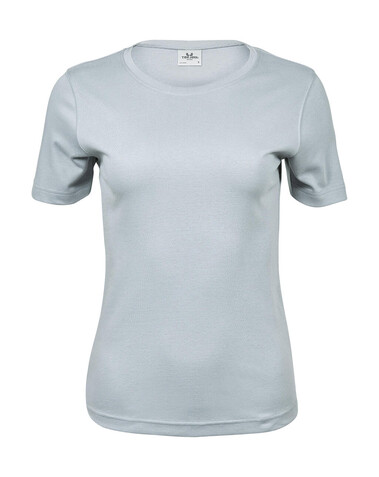 Tee Jays Ladies` Interlock T-Shirt, Ice Blue, 3XL bedrucken, Art.-Nr. 101543278