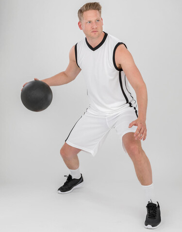 Result Men`s Quick Dry Basketball Top, Black/White, S bedrucken, Art.-Nr. 105331502 Result Men`s Quick Dry Basketball Top, Black/White, S bedrucken, Art.-Nr. 105331502