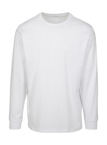 Build Your Brand Longsleeve With Cuffrib, White, XS bedrucken, Art.-Nr. 105390000 Build Your Brand Longsleeve With Cuffrib, White, XS bedrucken, Art.-Nr. 105390000