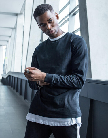 Build Your Brand Longsleeve With Cuffrib, White, XS bedrucken, Art.-Nr. 105390000 Build Your Brand Longsleeve With Cuffrib, White, XS bedrucken, Art.-Nr. 105390000