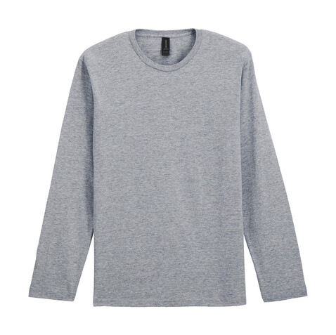Gildan Softstyle Adult Long Sleeve T-Shirt, Sport Grey, XL bedrucken, Art.-Nr. 107091256 Gildan Softstyle Adult Long Sleeve T-Shirt, Sport Grey, XL bedrucken, Art.-Nr. 107091256