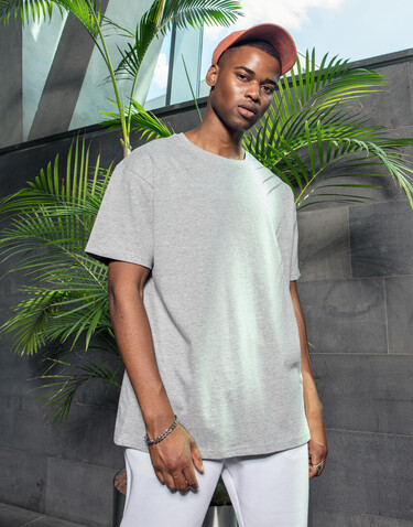 Build Your Brand Heavy Oversize Tee, White, XS bedrucken, Art.-Nr. 107390000