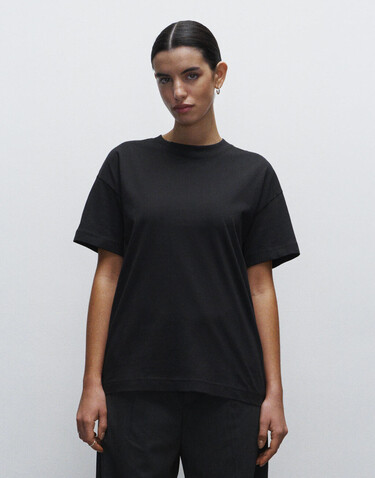 True Blanks Womens Oversized Tee, Off White, XS bedrucken, Art.-Nr. 107410012