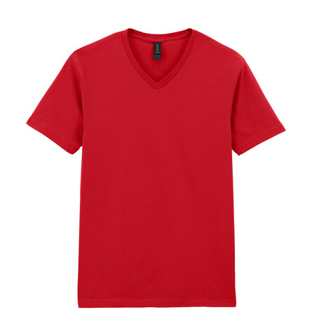 Gildan Softstyle Adult V-Neck T-Shirt, Red, 3XL bedrucken, Art.-Nr. 108094008 Gildan Softstyle Adult V-Neck T-Shirt, Red, 3XL bedrucken, Art.-Nr. 108094008
