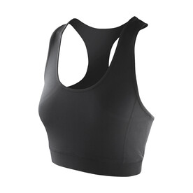 Result Women`s Impact Softex® Crop Top, Black, 2XS (6) bedrucken, Art.-Nr. 108331011