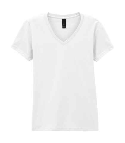 Gildan Softstyle Women`s V-Neck T-Shirt, White, 2XL bedrucken, Art.-Nr. 109090007 Gildan Softstyle Women`s V-Neck T-Shirt, White, 2XL bedrucken, Art.-Nr. 109090007
