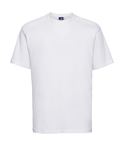 Russell Europe Heavy Duty Workwear T-Shirt, White, L bedrucken, Art.-Nr. 110000005