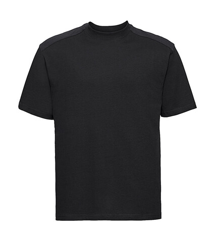 Russell Europe Heavy Duty Workwear T-Shirt, Black, 2XL bedrucken, Art.-Nr. 110001017