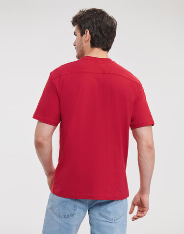 Russell Europe Heavy Duty Workwear T-Shirt, Light Oxford, 3XL bedrucken, Art.-Nr. 110007198