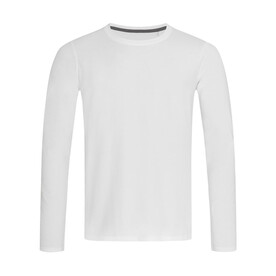 Stedman Stretch-T Long Sleeve for men, White, S bedrucken, Art.-Nr. 110050003