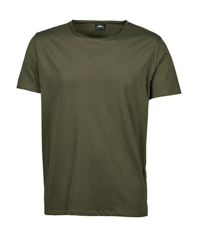 Tee Jays Raw Edge Tee, Olive, L bedrucken, Art.-Nr. 110545305