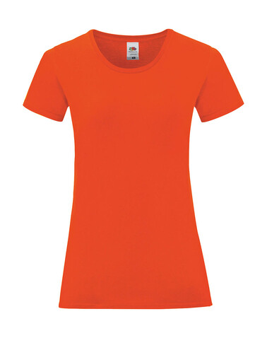 Fruit of the Loom Ladies` Iconic 150 T, Flame, S bedrucken, Art.-Nr. 112014023