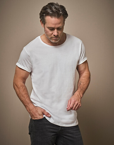 Tee Jays Roll-Up Tee, White, 2XL bedrucken, Art.-Nr. 112540007