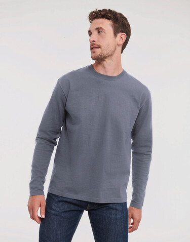 Russell Europe Authentic Classic Long Sleeve T, White, XS bedrucken, Art.-Nr. 113000002 Russell Europe Authentic Classic Long Sleeve T, White, XS bedrucken, Art.-Nr. 113000002