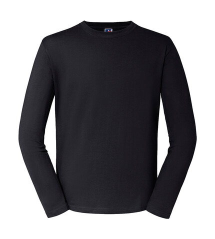 Russell Europe Authentic Classic Long Sleeve T, Black, L bedrucken, Art.-Nr. 113001015