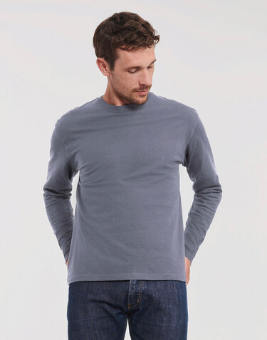 Russell Europe Authentic Classic Long Sleeve T, French Navy, XL bedrucken, Art.-Nr. 113002016
