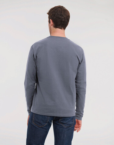 Russell Europe Authentic Classic Long Sleeve T, White, XS bedrucken, Art.-Nr. 113000002 Russell Europe Authentic Classic Long Sleeve T, White, XS bedrucken, Art.-Nr. 113000002