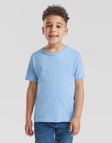 Fruit of the Loom Kids` Iconic 150 T, Forest Green, 152 (12-13) bedrucken, Art.-Nr. 113015417