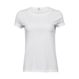 Tee Jays Ladies` Roll-Up Tee, White, S bedrucken, Art.-Nr. 113540003