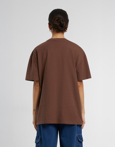 Build Your Brand Ladies Oversized Boyfriend Tee, Pale Olive, XS bedrucken, Art.-Nr. 114395340
