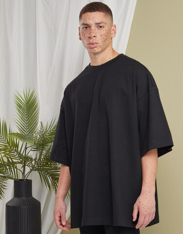 Build Your Brand Huge Tee, Light Asphalt, 2XL bedrucken, Art.-Nr. 115391185