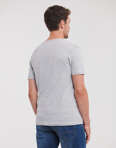 Russell Europe Men`s Pure Organic Tee, Burgundy, 3XL bedrucken, Art.-Nr. 119004488