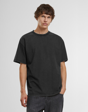 Build Your Brand Vintage Heavy Loose Tee, Black, S bedrucken, Art.-Nr. 119391011