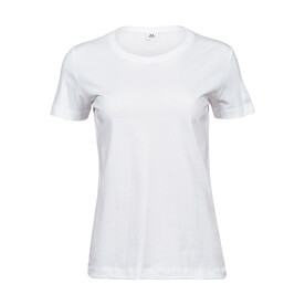 Tee Jays Ladies` Sof Tee, White, S bedrucken, Art.-Nr. 119540002