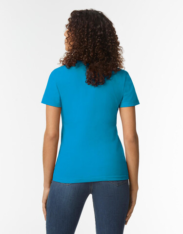 Gildan Softstyle Midweight Women`s T-Shirt, White, S bedrucken, Art.-Nr. 122090003