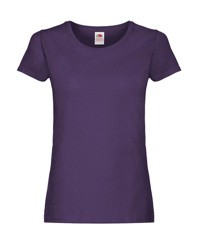 Fruit of the Loom Ladies` Original T, White, XS bedrucken, Art.-Nr. 124010002 Fruit of the Loom Ladies` Original T, White, XS bedrucken, Art.-Nr. 124010002