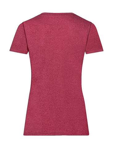 Fruit of the Loom Ladies` Valueweight T, Heather Green, M (12) bedrucken, Art.-Nr. 136015064