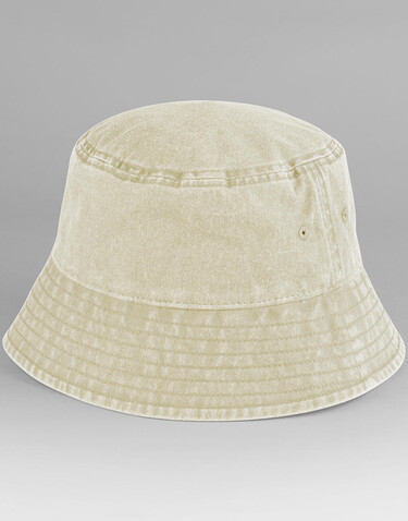 Beechfield Vintage Bucket Hat, Vintage Stone, S/M bedrucken, Art.-Nr. 140690071 Beechfield Vintage Bucket Hat, Vintage Stone, S/M bedrucken, Art.-Nr. 140690071