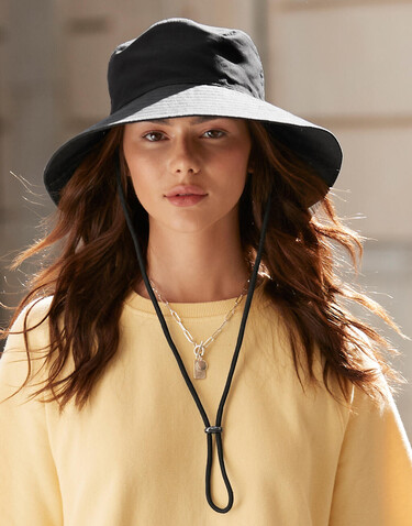 Beechfield Wide Brim Sun Hat, Black, One Size bedrucken, Art.-Nr. 141691010 Beechfield Wide Brim Sun Hat, Black, One Size bedrucken, Art.-Nr. 141691010