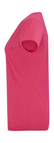 Fruit of the Loom Ladies` Iconic 150 V Neck T, White, 2XL bedrucken, Art.-Nr. 146010007