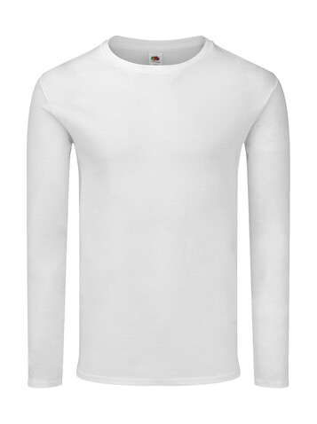 Fruit of the Loom Iconic 150 Classic Long Sleeve T, White, S bedrucken, Art.-Nr. 147010002