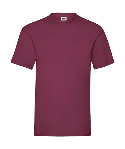 Fruit of the Loom Valueweight Tee, Burgundy, 3XL bedrucken, Art.-Nr. 150014488