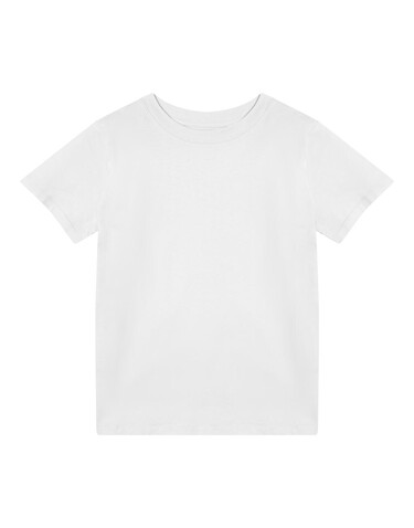 True Blanks Kids Tee, White, 122/128 bedrucken, Art.-Nr. 158410003