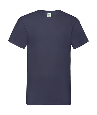 Fruit of the Loom Valueweight V-Neck-Tee, Navy, M bedrucken, Art.-Nr. 164012004 Fruit of the Loom Valueweight V-Neck-Tee, Navy, M bedrucken, Art.-Nr. 164012004
