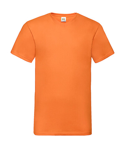 Fruit of the Loom Valueweight V-Neck-Tee, Orange, XL bedrucken, Art.-Nr. 164014106 Fruit of the Loom Valueweight V-Neck-Tee, Orange, XL bedrucken, Art.-Nr. 164014106