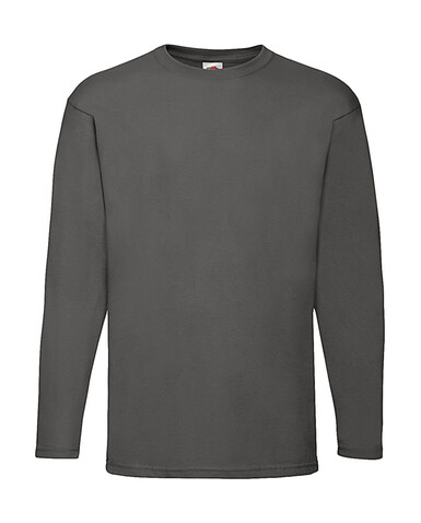 Fruit of the Loom Valueweight LS T, Light Graphite, 2XL bedrucken, Art.-Nr. 170011357 Fruit of the Loom Valueweight LS T, Light Graphite, 2XL bedrucken, Art.-Nr. 170011357