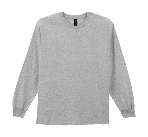 Gildan Ultra Cotton Adult T-Shirt LS, Sport Grey, 4XL bedrucken, Art.-Nr. 171091259 Gildan Ultra Cotton Adult T-Shirt LS, Sport Grey, 4XL bedrucken, Art.-Nr. 171091259
