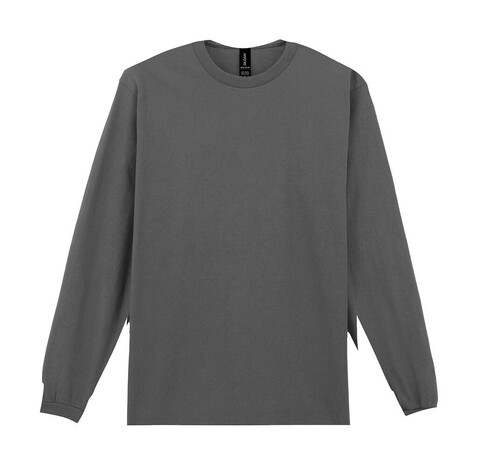 Gildan Ultra Cotton Adult T-Shirt LS, Charcoal, 5XL bedrucken, Art.-Nr. 171091300