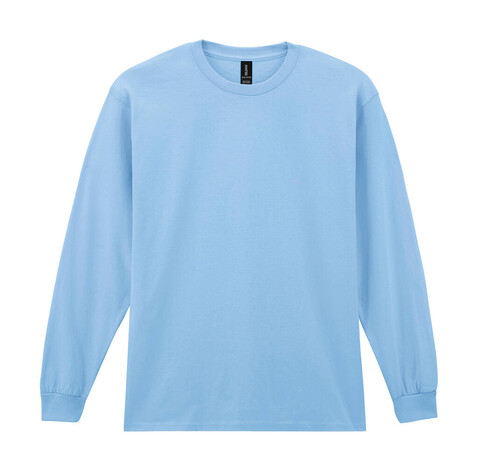 Gildan Ultra Cotton Adult T-Shirt LS, Light Blue, S bedrucken, Art.-Nr. 171093213