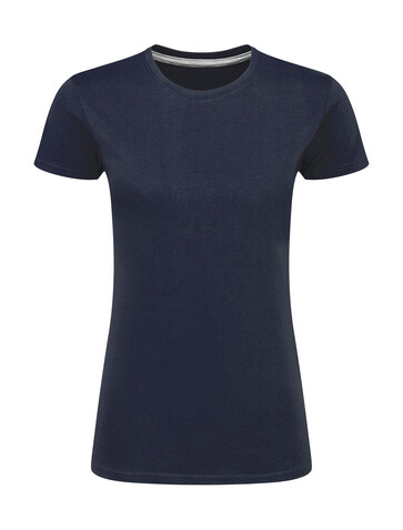 SG Signature Tagless Tee Women, Denim, XL bedrucken, Art.-Nr. 171523196