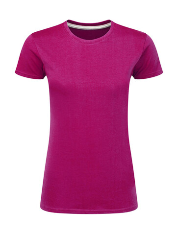SG Signature Tagless Tee Women, Dark Pink, XL bedrucken, Art.-Nr. 171524236