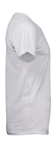 Tee Jays Men`s Stretch V-Tee, White, M bedrucken, Art.-Nr. 183540004