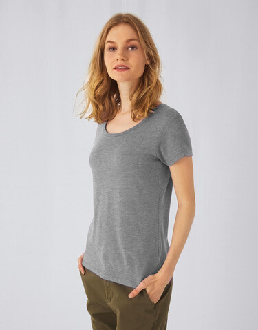 B & C Triblend/women T-Shirt, White, XL bedrucken, Art.-Nr. 187420006 B & C Triblend/women T-Shirt, White, XL bedrucken, Art.-Nr. 187420006