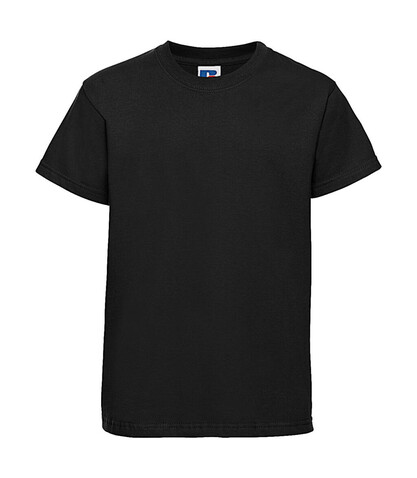 Russell Europe Kid`s Classic T-Shirt, Black, S (104/3-4) bedrucken, Art.-Nr. 188001013