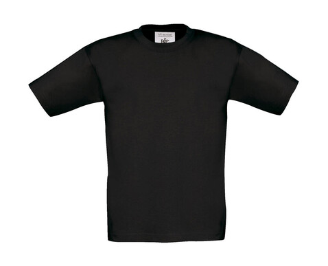 B &amp; C Exact 190/kids T-Shirt, Black, 5/6 (110/116) bedrucken, Art.-Nr. 188421014